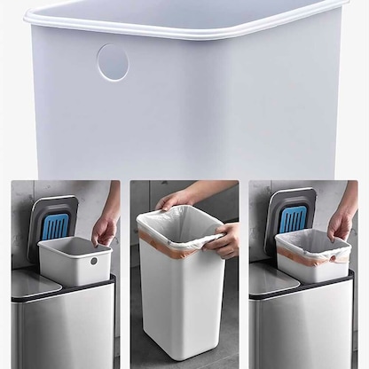 Artikelbild 6 für MAUL Lcycle Mülleimer 40,0 l edelstahl, 1 St., Artikelnummer 778967