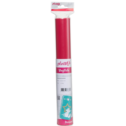 Artikelbild 3 für plottiX Vinylfolie permanent pink 31,5 cm x 1,0 m, 1 Rolle, Artikelnummer 266732