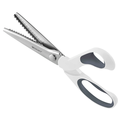 Artikelbild für WESTCOTT Konturenschere Softgrip weiß-grau 24,0 cm, Artikelnummer 379853