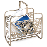 Artikelbild 1 für HAKU Möbel Zeitungsständer 18274 gold Metall, DIN A4, Artikelnummer 551562