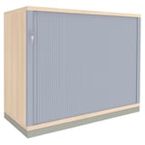 Artikelbild 1 für fm Sidney Rollladenschrank akazie 1 Fachboden 100,0 x 44,2 x 78,1 cm, Artikelnummer 160552