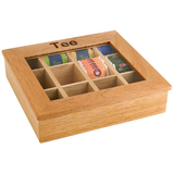 Artikelbild 1 für APS Teebox hellbraun 31,0 x 28,0 cm, 1 St., Artikelnummer 196958