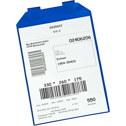 Artikelbild für EICHNER Dokumententaschen Magnetische DIN A4 blau glatt, 25 St., Artikelnummer 702437