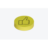 Artikelbild 1 für MAUL Moderationskarten gelb Ø 9,5 cm, 100 St., Artikelnummer 535591