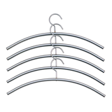 Artikelbild 1 für Kerkmann Kleiderbügel silber, 5 St., Artikelnummer 551937