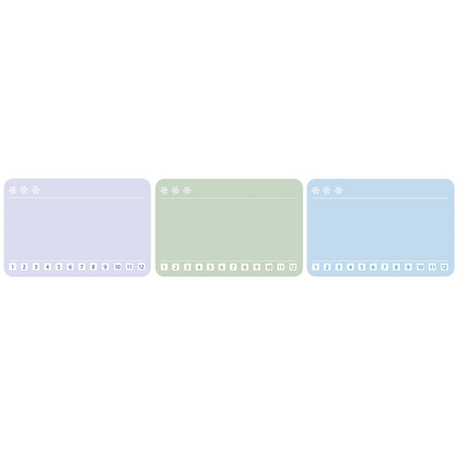 Artikelbild 2 für AVERY Zweckform Tiefkühletiketten 56822 Eiskristalle 58,0 x 38,0 mm, 50 Etiketten, Artikelnummer 102291