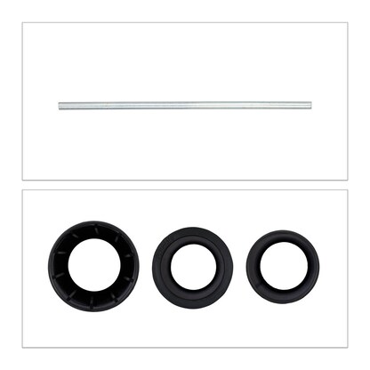 Artikelbild 2 für relaxdays Bodendübel für Sonnenschirm schwarz, Kunststoff, Artikelnummer 644181