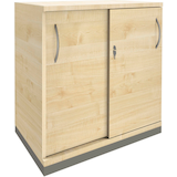 Artikelbild 1 für fm Schiebetürenschrank Sidney, 4260267327890 königsahorn 1 Fachboden 80,0 x 44,2 x 78,1 cm, Artikelnummer 352672