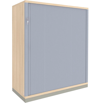 Artikelbild für fm Sidney Rollladenschrank akazie, silber 2 Fachböden 80,0 x 44,2 x 113,3 cm, Artikelnummer 373734