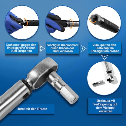 Artikelbild 4 für S&R Drehmomentschlüssel 465.014.025, 1 Set, Artikelnummer 316329