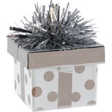 Artikelbild 1 für amscan® Ballongewicht silber, weiß Geschenk, 1 St., Artikelnummer 388548