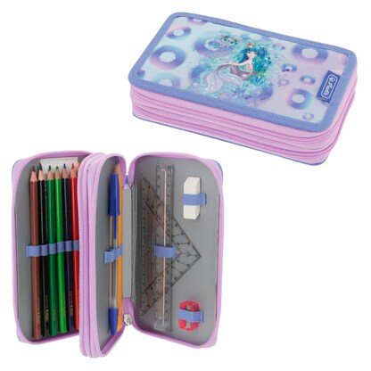 Artikelbild für herlitz Federmäppchen befüllt Mystic Mermaid Motiv 23-teilig, 19,3 x 11,5 cm, Artikelnummer 556278