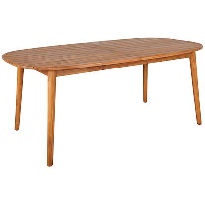 Artikelbild für BEST Gartentisch Siena akazie rechteckig abgerundet 180,0 - 240,0 x 100,0 x 75,0 cm, Artikelnummer 660637