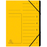 Artikelbild 1 für Exacompta Ordnungsmappe 7 Fächer gelb, 1 St., Artikelnummer 286973