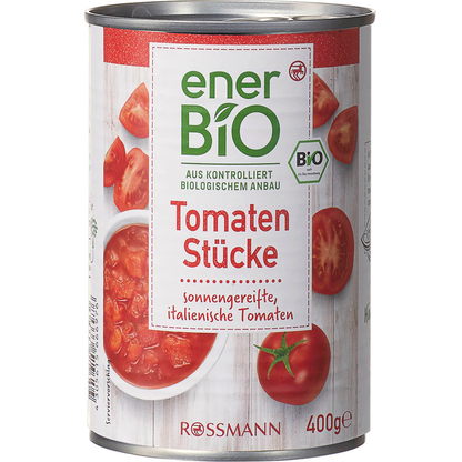 Artikelbild für enerBiO Bio Tomatenstücke 400,0 g, 1 St., Artikelnummer 598894
