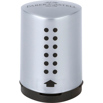 Artikelbild 2 für FABER-CASTELL Dosenspitzer Grip Mini silber, Artikelnummer 749493