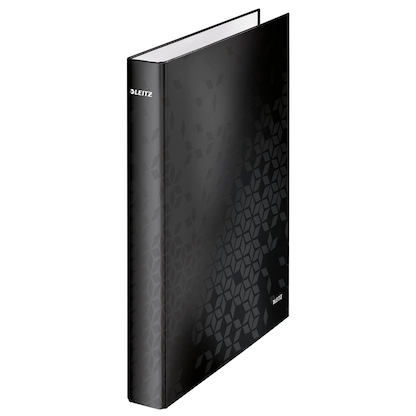 Artikelbild 2 für LEITZ WOW Ringbuch 2-Ringe schwarz 4,0 cm DIN A4, 1 St., Artikelnummer 107241