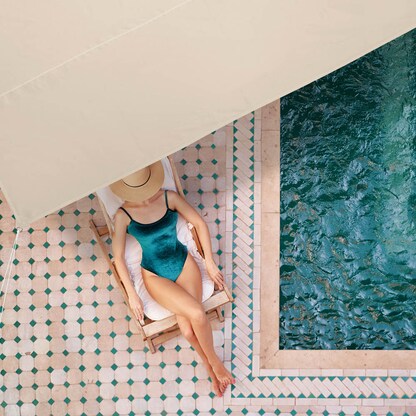 Artikelbild 4 für relaxdays Sonnensegel rechteckig beige 3,5 x 4,5 m, Artikelnummer 770364