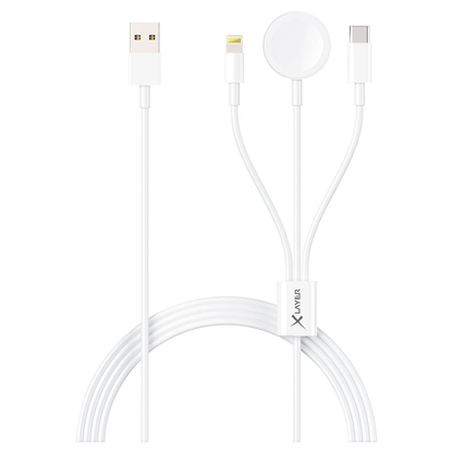 Artikelbild für XLAYER Induktive Ladestation weiß, Kabellänge: 1,5 m, 22,5 Watt, Artikelnummer 729101