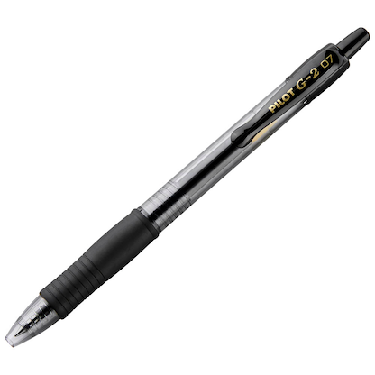 Artikelbild 2 für PILOT G2 Gelschreiber schwarz/transparent 0,4 mm, Schreibfarbe: schwarz, 1 St., Artikelnummer 547422