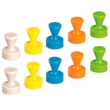 Artikelbild 1 für MAUL Kegelmagnete farbsortiert, Metall Ø 1,2 x 1,6 cm, 10 St., Artikelnummer 368377