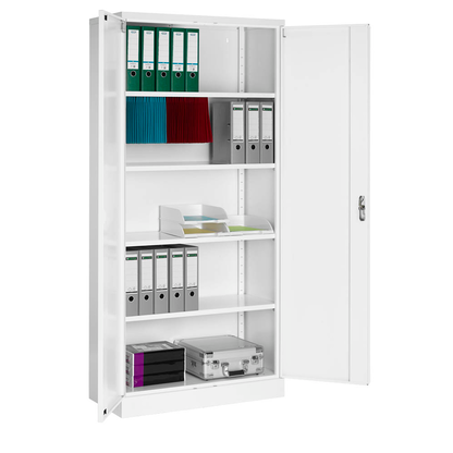 Artikelbild für Gürkan Stahlschrank 111517 verkehrsweiß 4 Fachböden 92,0 x 42,0 x 195,0 cm, aufgebaut, 1 St., Artikelnummer 109049