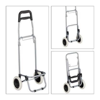 Artikelbild 4 für relaxdays Einkaufstrolley Metall schwarz 30,0 x 40,0 x 91,0 cm, Artikelnummer 361921