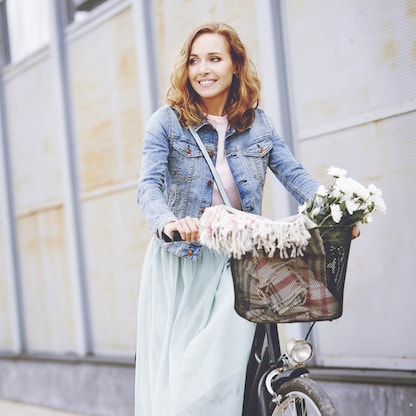 Artikelbild 2 für relaxdays Fahrradkorb vorne Stahl schwarz, Artikelnummer 441594