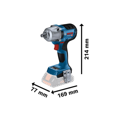 Artikelbild 2 für AKTION: BOSCH Professional GDS 18V-450 HC Akku-Drehschlagschrauber 18,0 V, ohne Akku mit Prämie nach Registrierung, Artikelnummer 138919