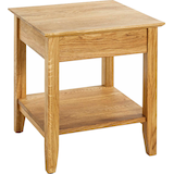 Artikelbild 1 für HAKU Möbel Beistelltisch rechteckig Massivholz eiche 45,0 x 45,0 x 52,0 cm, 1 St., Artikelnummer 340347