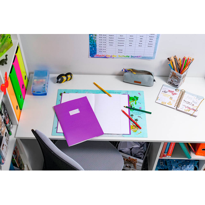 Artikelbild 7 für HERMA Heftumschlag violett Karton DIN A4, 1 St., Artikelnummer 536989