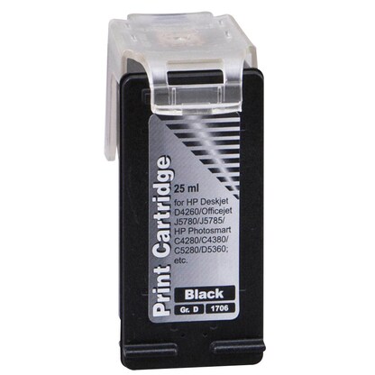 Artikelbild 3 für dots schwarz Druckerpatrone kompatibel zu HP 350XL (CB336EE), Artikelnummer 200345