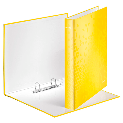 Artikelbild für LEITZ WOW Ringbuch 2-Ringe gelb 4,0 cm DIN A4, 1 St., Artikelnummer 107203