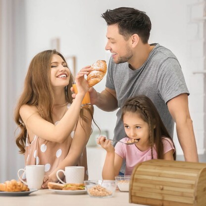 Artikelbild 3 für relaxdays Brotkasten braun, 1 St., Artikelnummer 360949