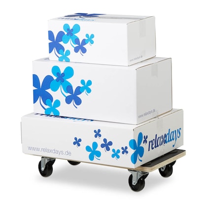 Artikelbild 4 für relaxdays Transportroller schwarz 58,0 x 30,0 x 11,5 cm bis 400,0 kg, Artikelnummer 451292