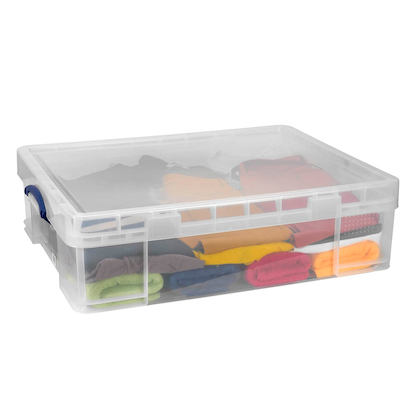 Artikelbild 7 für Really Useful Box Aufbewahrungsbox 70,0 l transparent 81,0 x 62,0 x 22,5 cm, 1 St., Artikelnummer 156323
