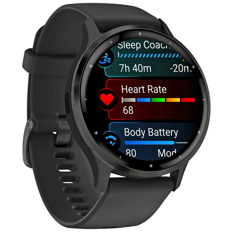 GARMIN Venu 3 Smartwatch schwarz, schiefergrau ++ büroplus