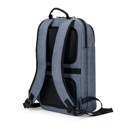 Artikelbild 6 für DICOTA Laptop-Rucksack Slim Eco MOTION Kunstfaser denim blau bis 35,8 cm (14,1 Zoll), Artikelnummer 281729