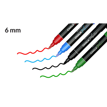 Artikelbild 2 für ALLboards Kreidemarker-Set farbsortiert 6,0 mm, 4 St., Artikelnummer 503397