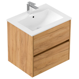 Artikelbild 1 für POSSEIK Waschbecken mit Unterschrank LIMES 60 eiche gold 60,0 x 46,5 x 58,5 cm, Artikelnummer 667309