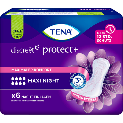Artikelbild für TENA Slipeinlagen discreet protect+ MAXI NIGHT, 6 St., Artikelnummer 688339