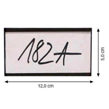 Artikelbild 4 für SPRINTIS Etikettenhalter magnetisch schwarz 12,0 x 5,0 cm, 100 St., Artikelnummer 730188