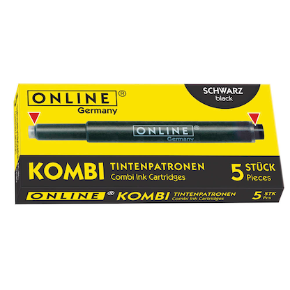 Artikelbild 2 für ONLINE® Tintenpatronen für Füller 17306/12 schwarz, 5 St., Artikelnummer 404215