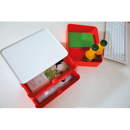 Artikelbild 4 für HAN Schubladenbox Smart Box plus ALLISON rot 1100-17D, DIN A5 mit 3 Schubladen, 1 St., Artikelnummer 965400