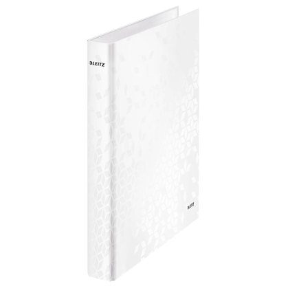 Artikelbild 2 für LEITZ WOW Ringbuch 2-Ringe perlweiß 4,0 cm DIN A4, 1 St., Artikelnummer 656959