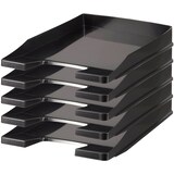 Artikelbild 1 für HAN Briefablagen Junior schwarz DIN A4, 5 St., Artikelnummer 688358