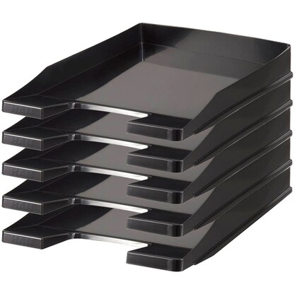 Artikelbild für HAN Briefablagen Junior schwarz DIN A4, 5 St., Artikelnummer 688358