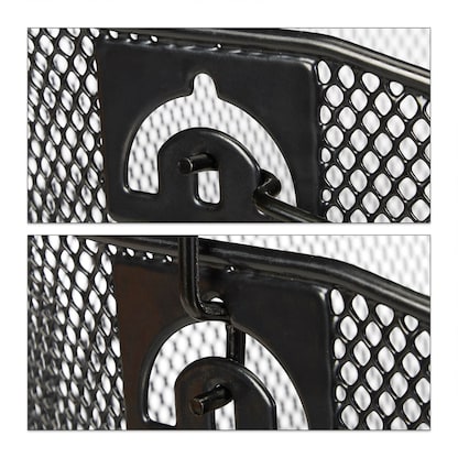 Artikelbild 4 für relaxdays Fahrradkorb vorne Stahl schwarz, Artikelnummer 441594