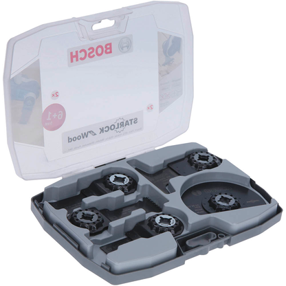 Artikelbild für AKTION: BOSCH Starlock Holz Segment- und Tauchsägeblätter-Set 7-teilig, 1 Set mit Prämie nach Registrierung, Artikelnummer 454201