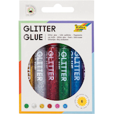 Artikelbild 1 für folia Glitter Glue Klebestifte 9,5 ml, 6 St., Artikelnummer 675857